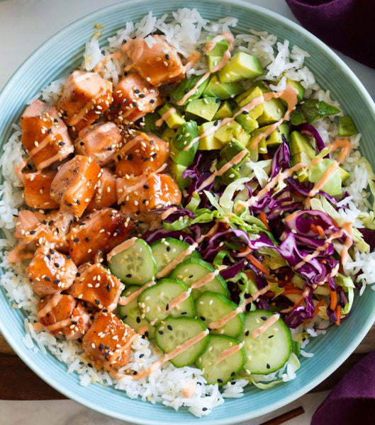 Sweet Sriracha Salmon Bowl *NEW*