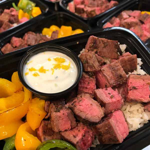 Greek Steak Kabobs
