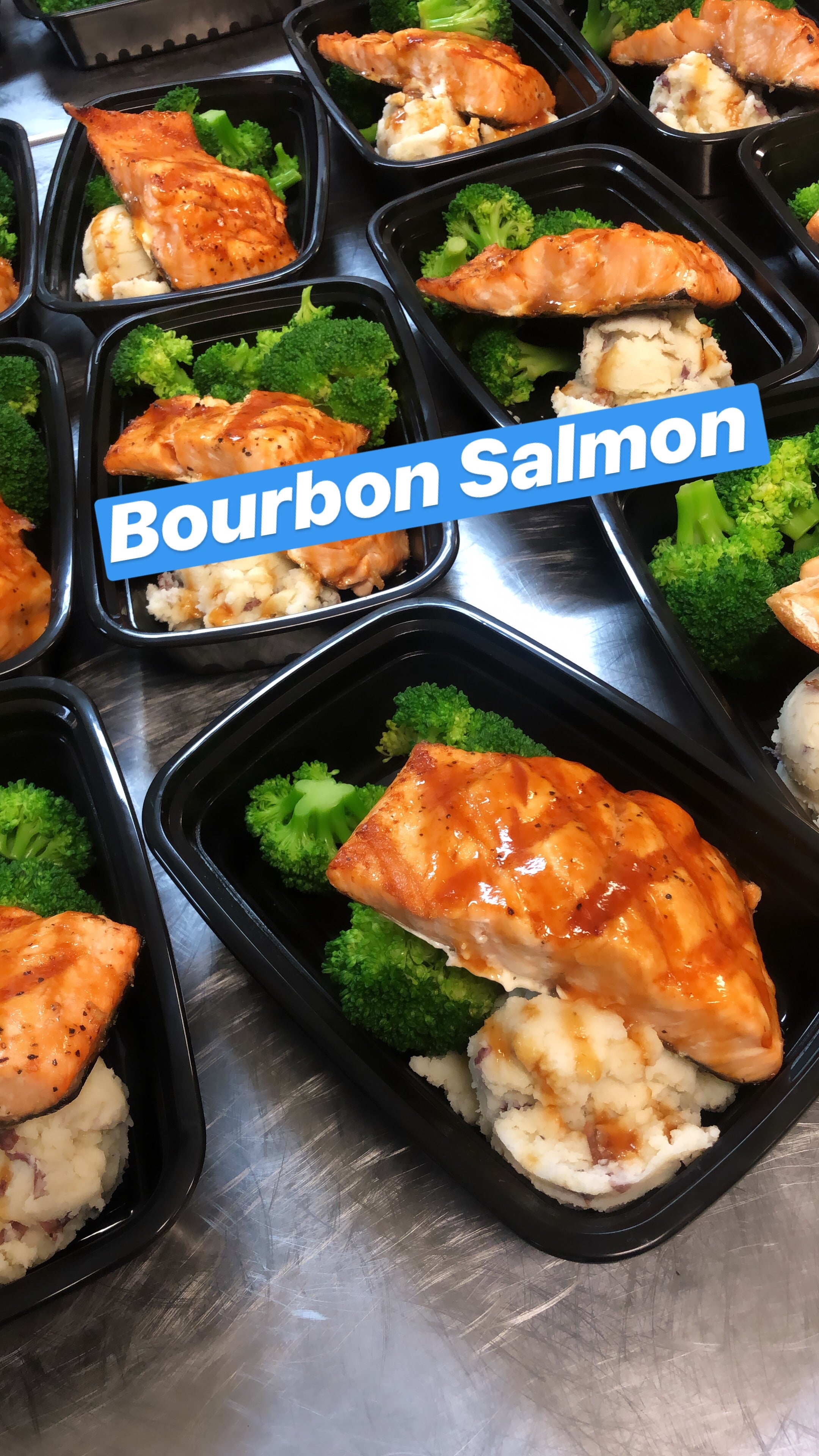 Bourbon Glazed Salmon